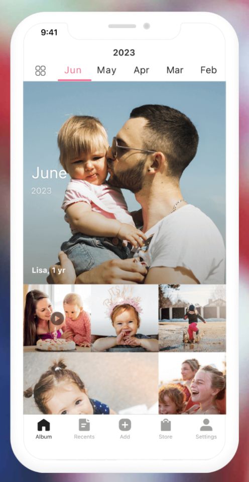 Family Album photo sharing app gallery